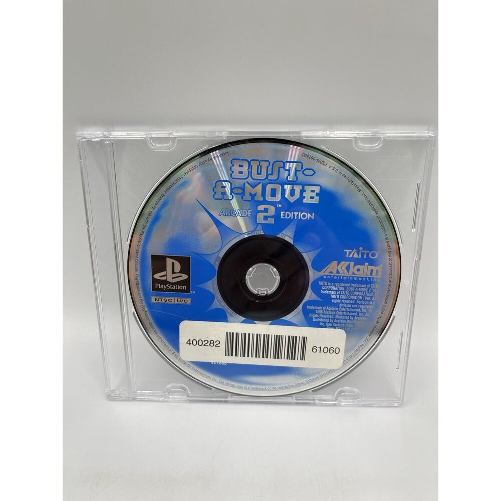 Bust-a-Move 2: Arcade Edition for Sony PlayStation 1 PS1 - Disc Only With Case